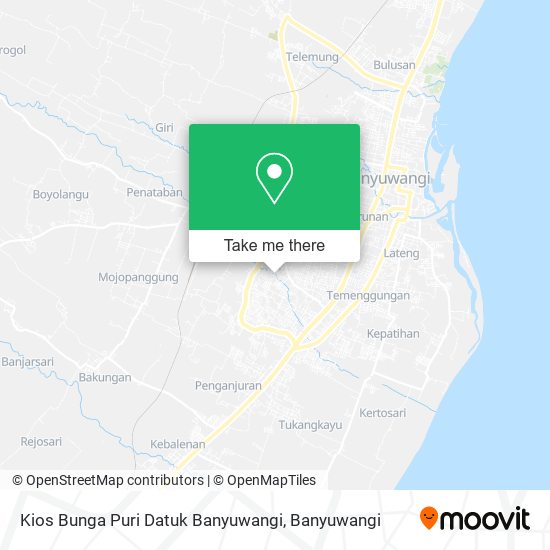 Kios Bunga Puri Datuk Banyuwangi map