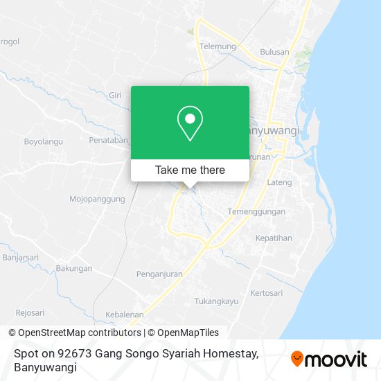 Spot on 92673 Gang Songo Syariah Homestay map