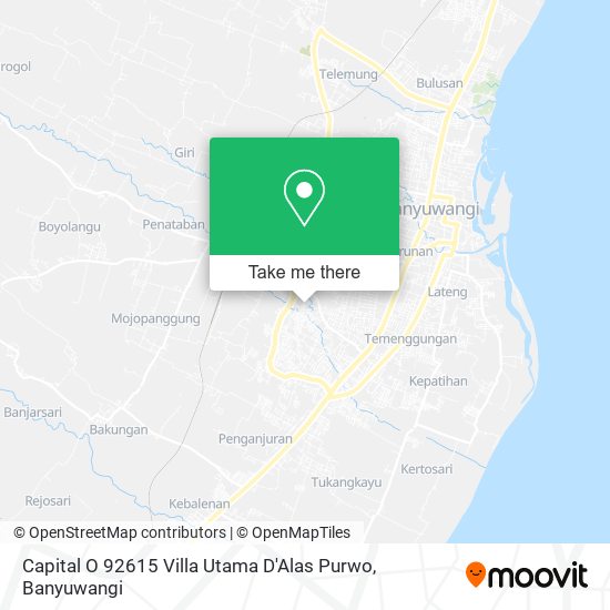Capital O 92615 Villa Utama D'Alas Purwo map