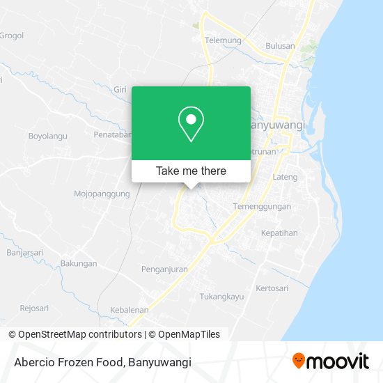 Abercio Frozen Food map