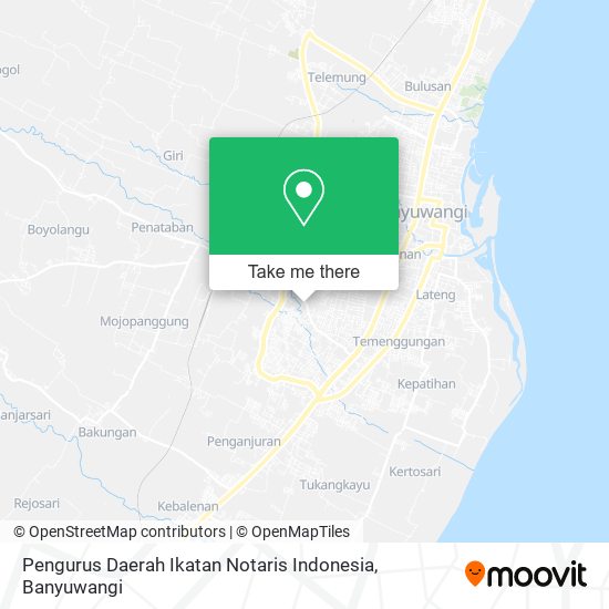 Pengurus Daerah Ikatan Notaris Indonesia map