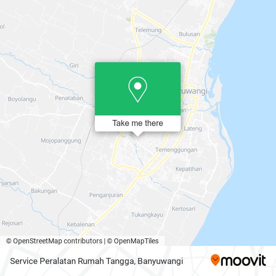 Service Peralatan Rumah Tangga map