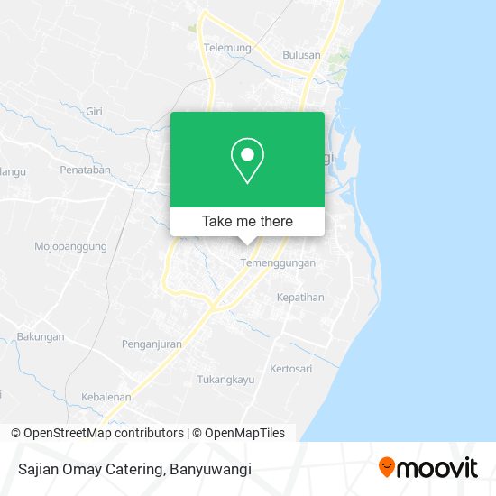 Sajian Omay Catering map