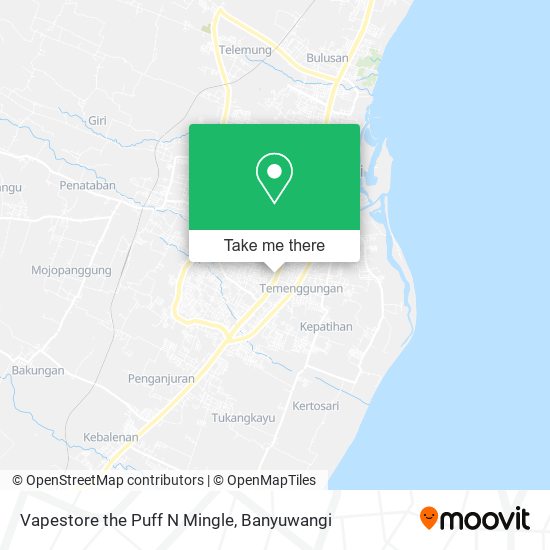 Vapestore the Puff N Mingle map