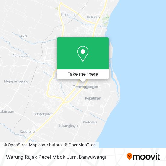 Warung Rujak Pecel Mbok Jum map