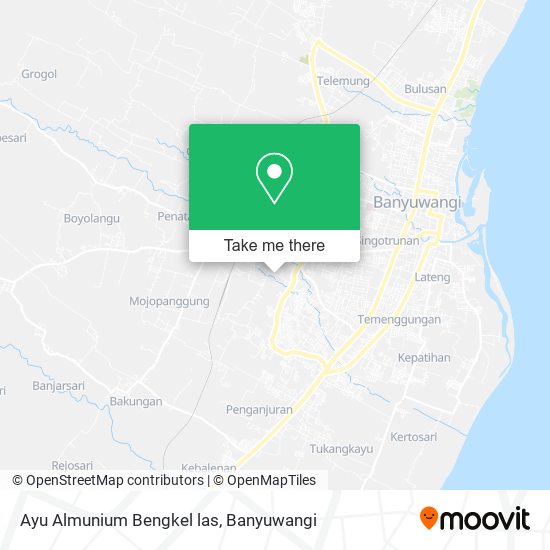 Ayu Almunium Bengkel las map
