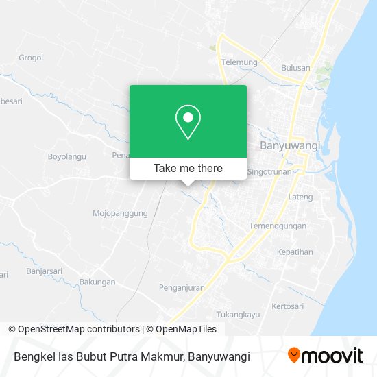 Bengkel las Bubut Putra Makmur map