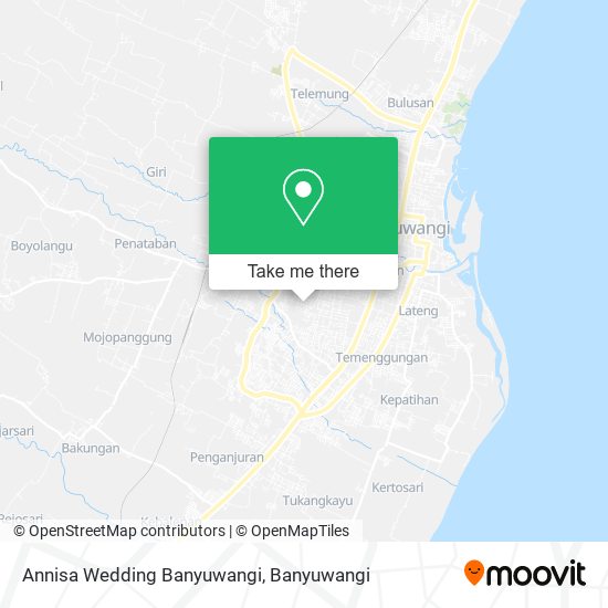 Annisa Wedding Banyuwangi map
