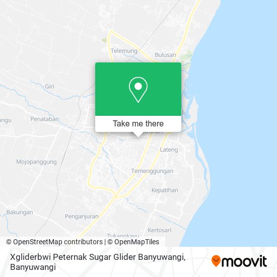 Xgliderbwi Peternak Sugar Glider Banyuwangi map