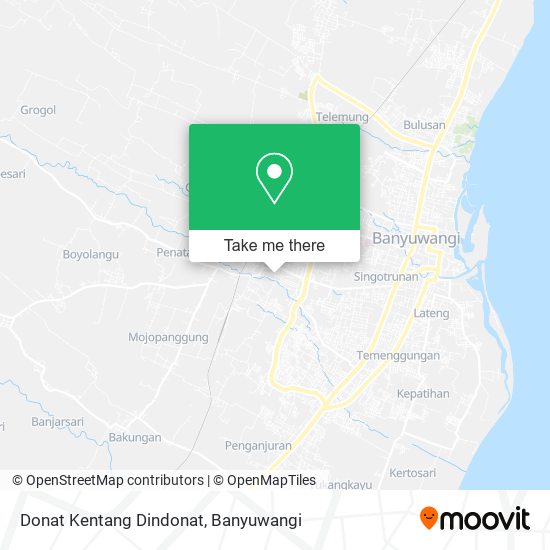 Donat Kentang Dindonat map