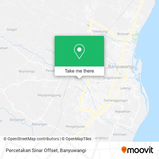 Percetakan Sinar Offset map