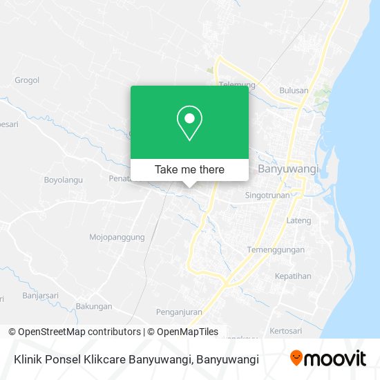 Klinik Ponsel Klikcare Banyuwangi map