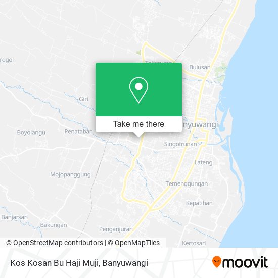 Kos Kosan Bu Haji Muji map