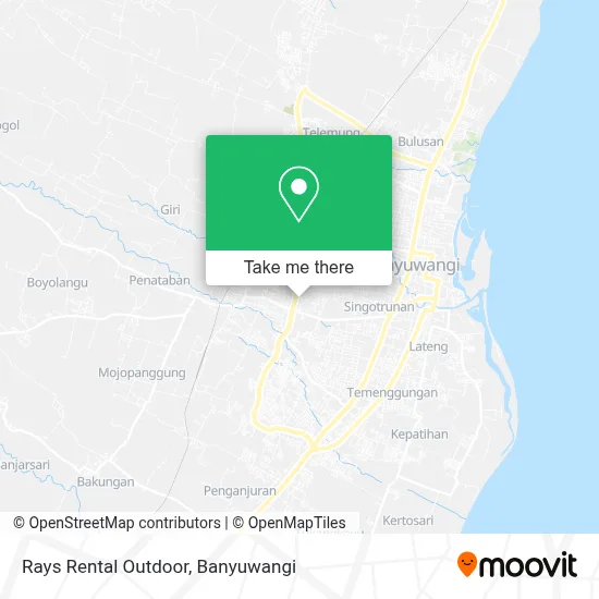 Rays Rental Outdoor map