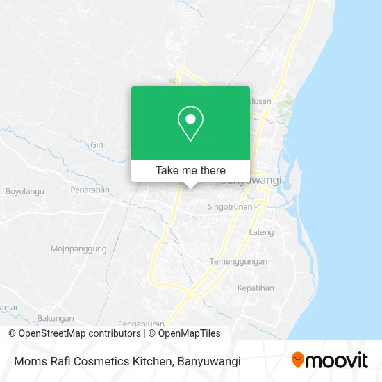 Moms Rafi Cosmetics Kitchen map