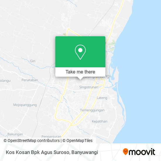 Kos Kosan Bpk Agus Suroso map