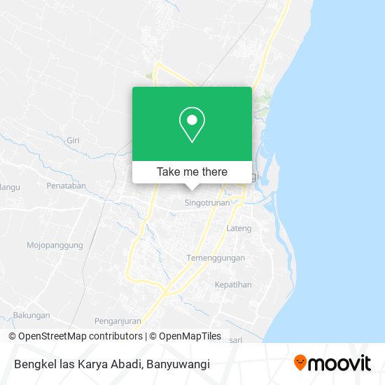 Bengkel las Karya Abadi map