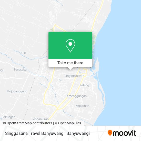 Singgasana Travel Banyuwangi map