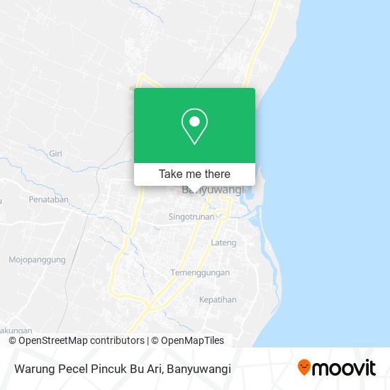 Warung Pecel Pincuk Bu Ari map