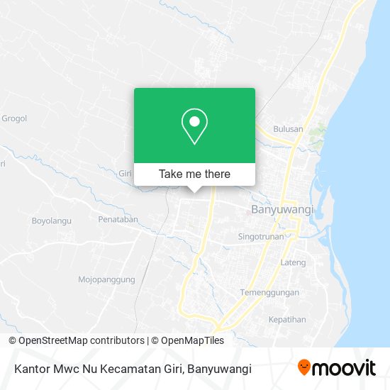 Kantor Mwc Nu Kecamatan Giri map