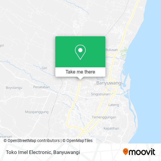 Toko Imel Electronic map