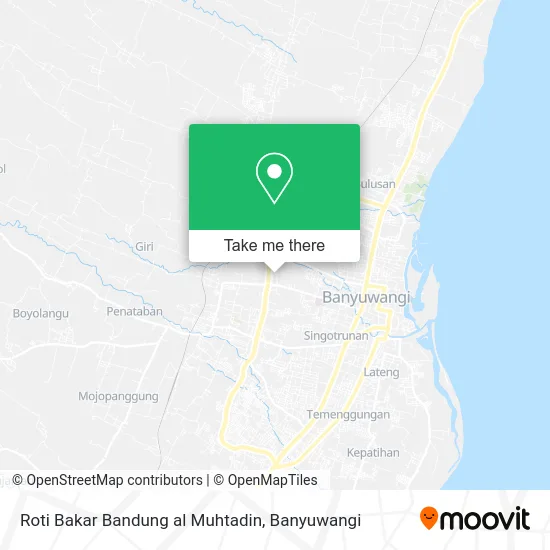 Roti Bakar Bandung al Muhtadin map