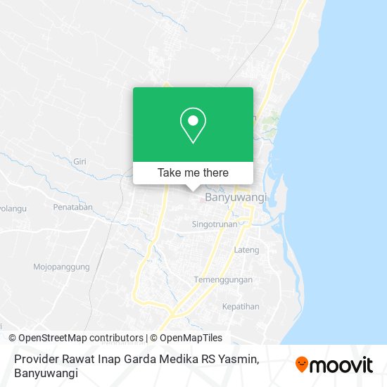 Provider Rawat Inap Garda Medika RS Yasmin map