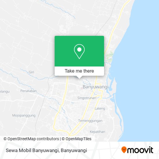 Sewa Mobil Banyuwangi map