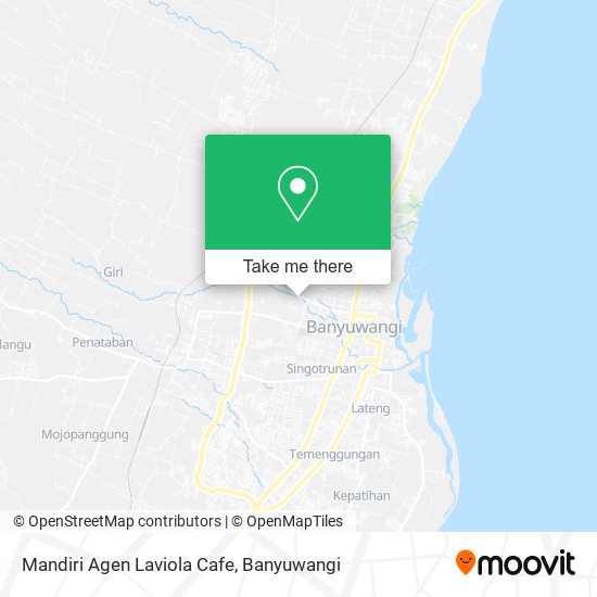 Mandiri Agen Laviola Cafe map
