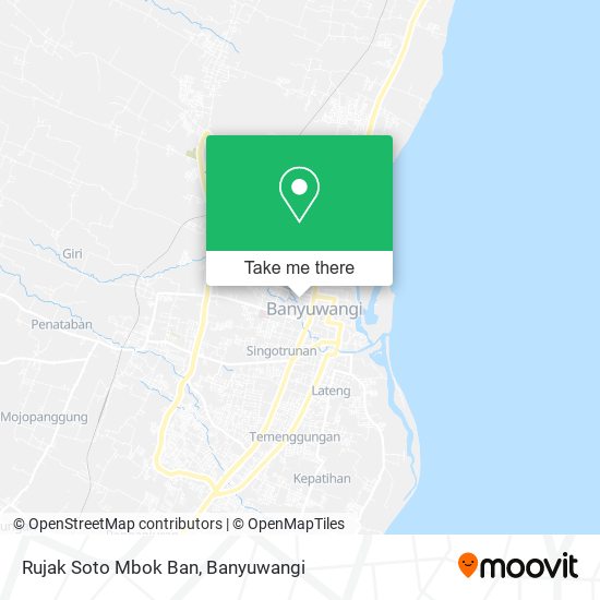 Rujak Soto Mbok Ban map