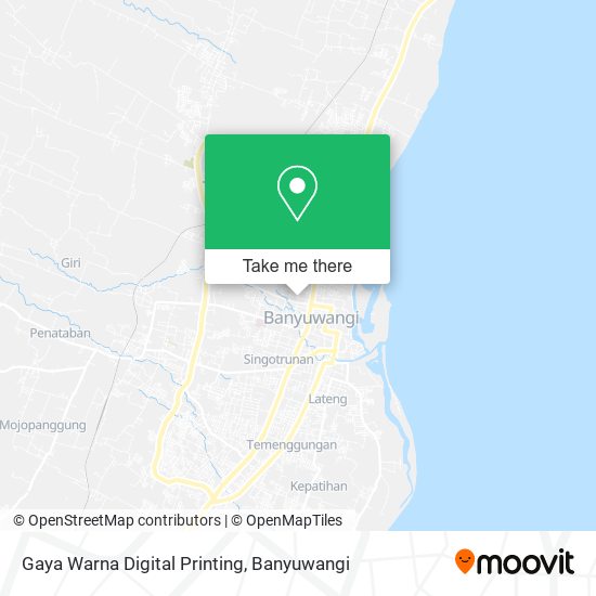 Gaya Warna Digital Printing map