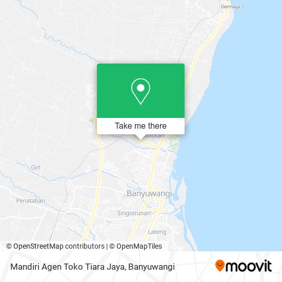 Mandiri Agen Toko Tiara Jaya map
