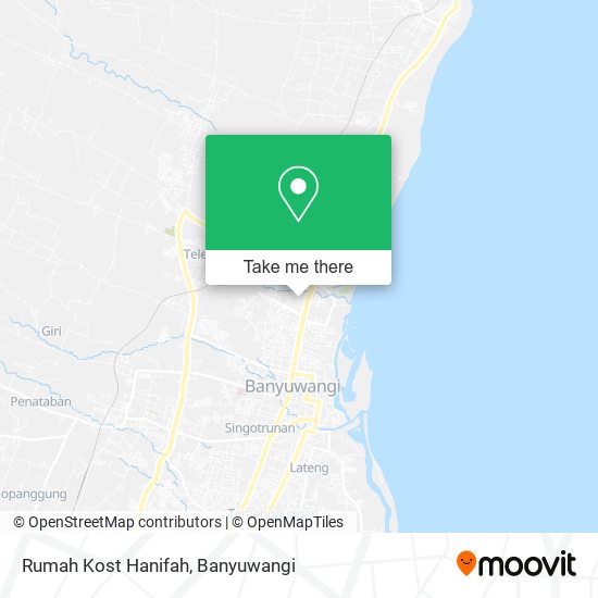 Rumah Kost Hanifah map