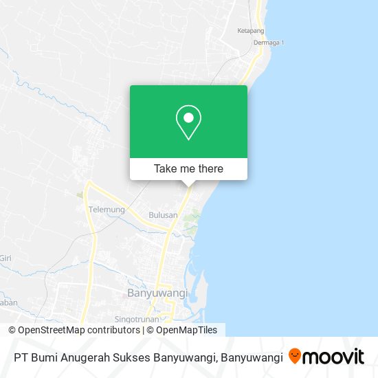 PT Bumi Anugerah Sukses Banyuwangi map