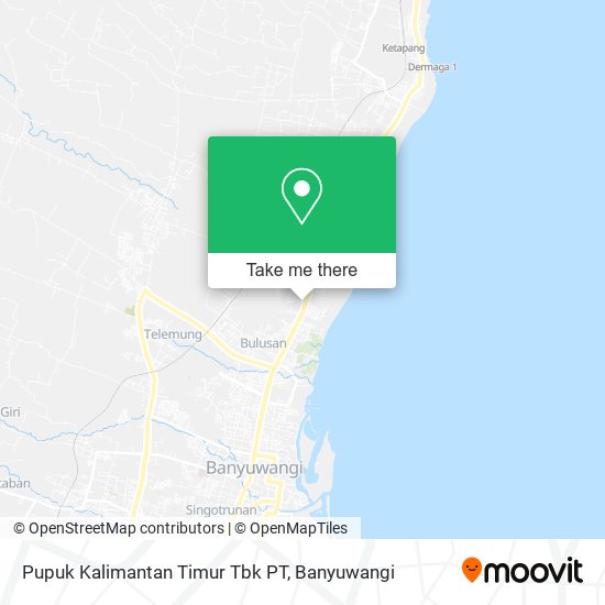 Pupuk Kalimantan Timur Tbk PT map