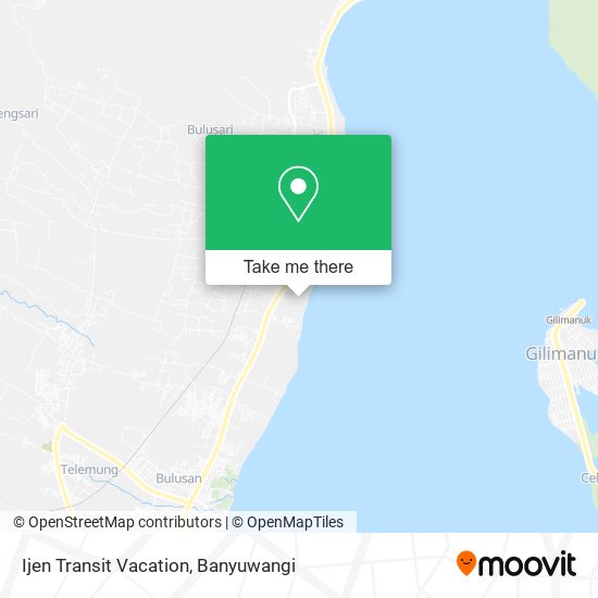 Ijen Transit Vacation map