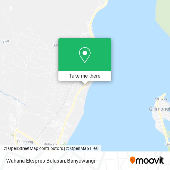 Wahana Ekspres Bulusan map