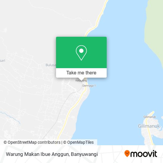 Warung Makan Ibue Anggun map