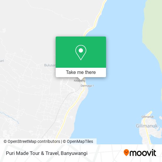 Puri Made Tour & Travel map