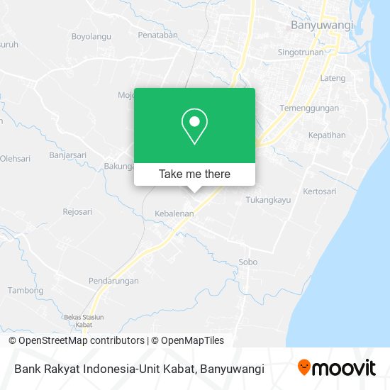 Bank Rakyat Indonesia-Unit Kabat map