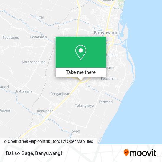 Bakso Gage map