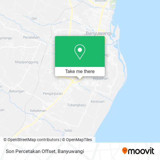 Son Percetakan Offset map