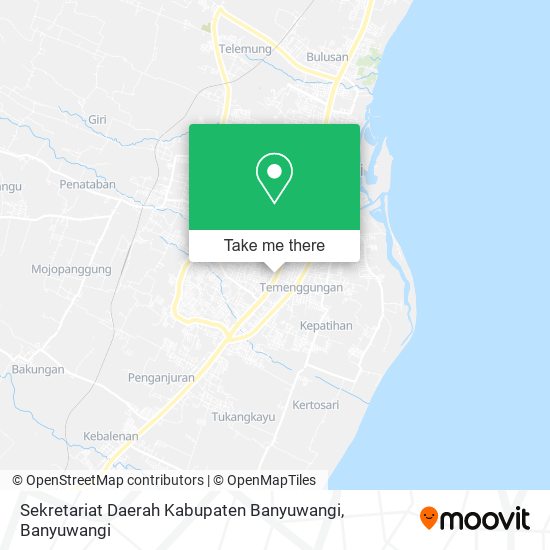 Sekretariat Daerah Kabupaten Banyuwangi map