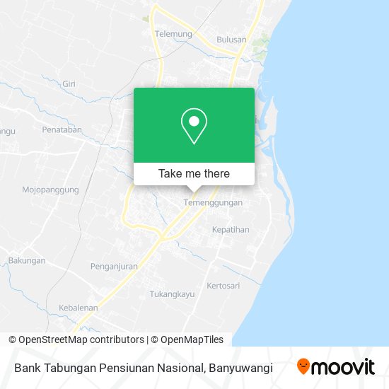 Bank Tabungan Pensiunan Nasional map