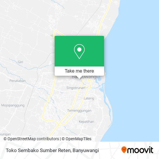 Toko Sembako Sumber Reten map