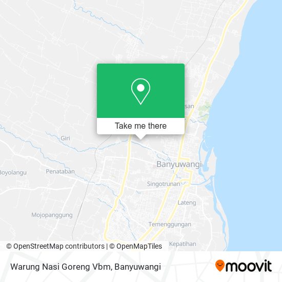Warung Nasi Goreng Vbm map