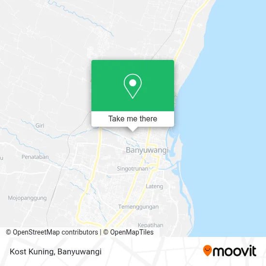 Kost Kuning map