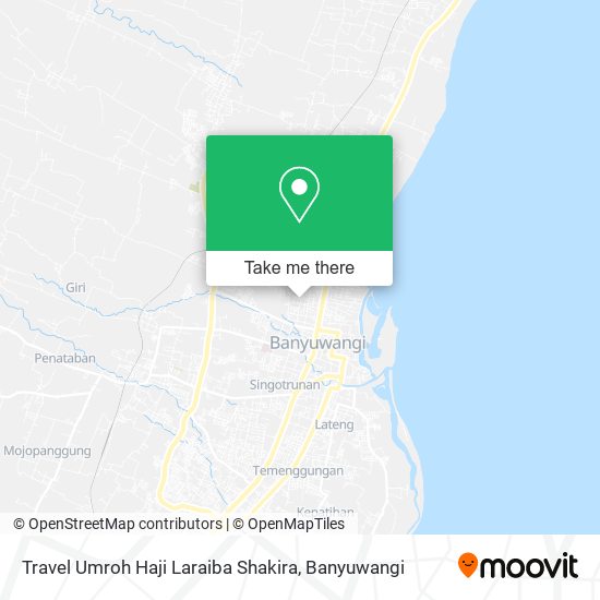 Travel Umroh Haji Laraiba Shakira map