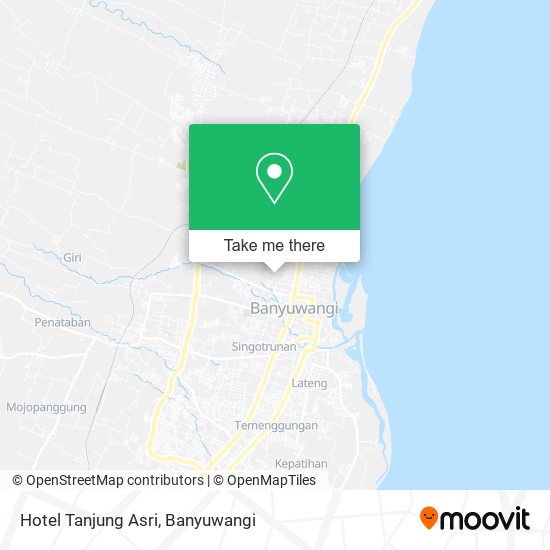 Hotel Tanjung Asri map