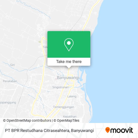PT BPR Restudhana Citraseahtera map